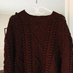 Vintage Sweaters - Vintage Oversized Popcorn Knit Sweater Vintage Sweaters - Vintage Oversized Popcorn Knit Sweater